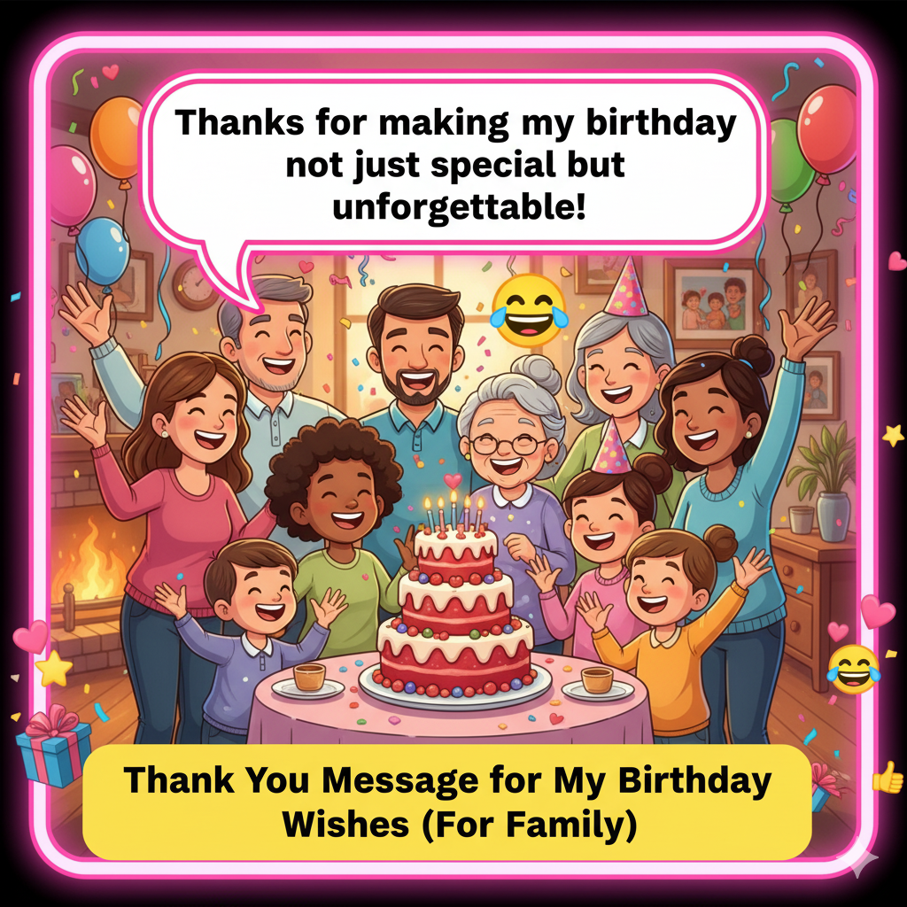 Thank You Message for My Birthday Wishes
