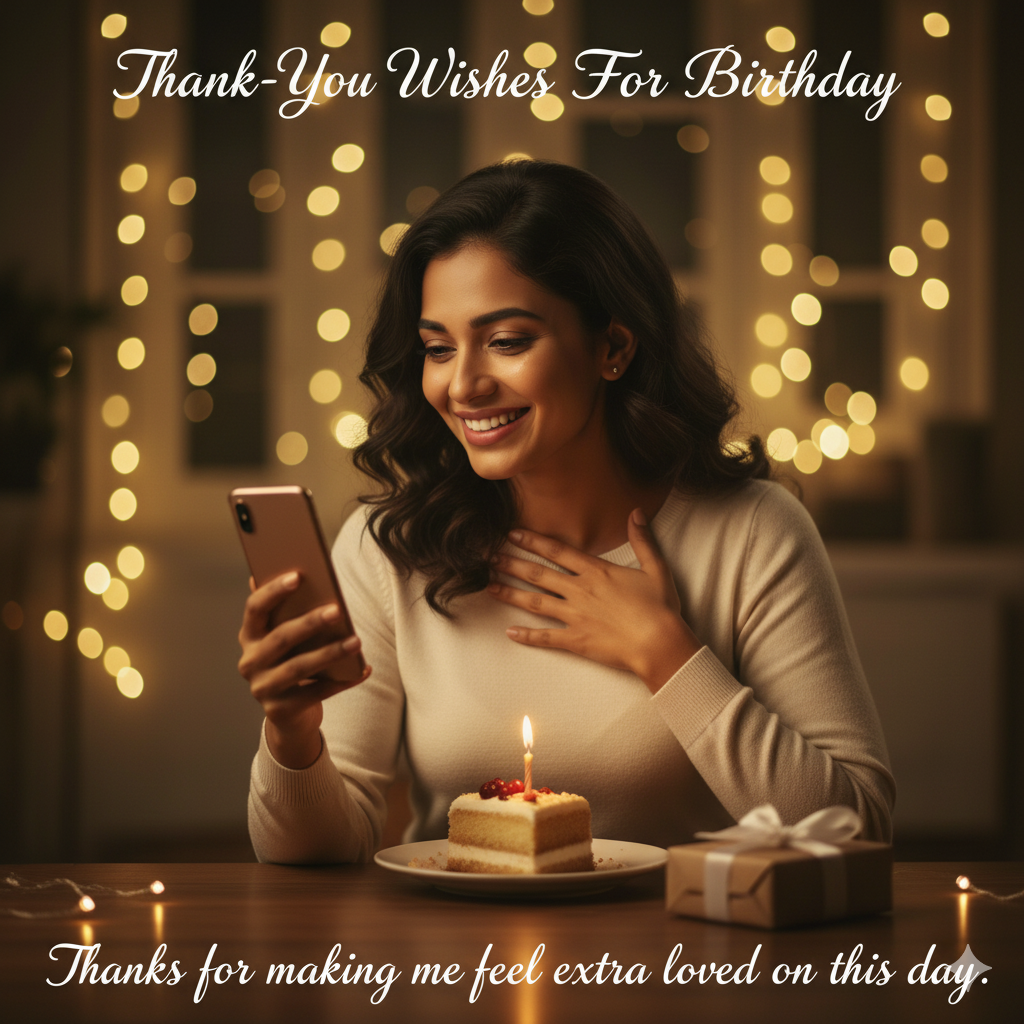Thank You Wishes for Birthday 