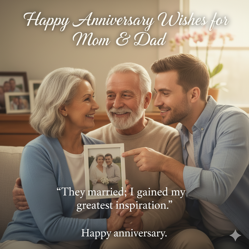  Happy Anniversary Wishes for Mom Dad