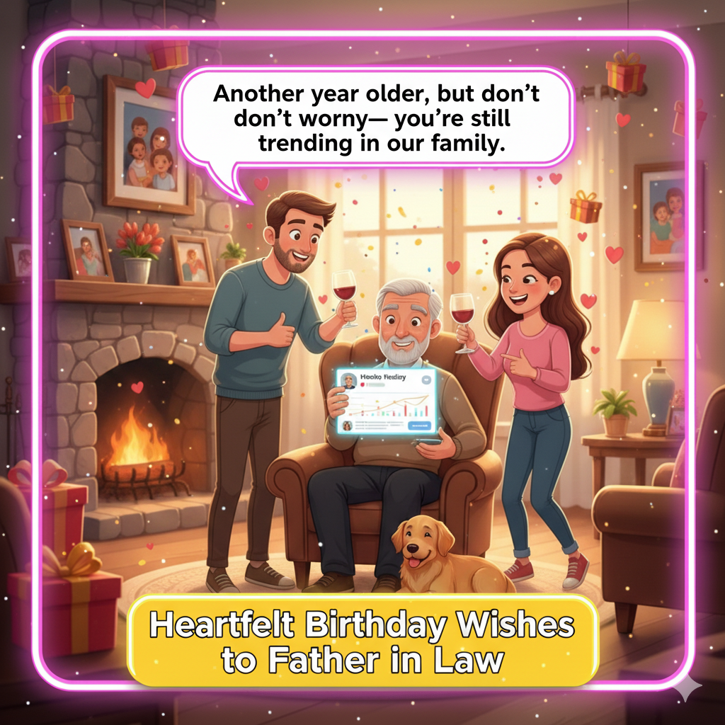 Heartfelt Birthday Wishes to Father in Law 