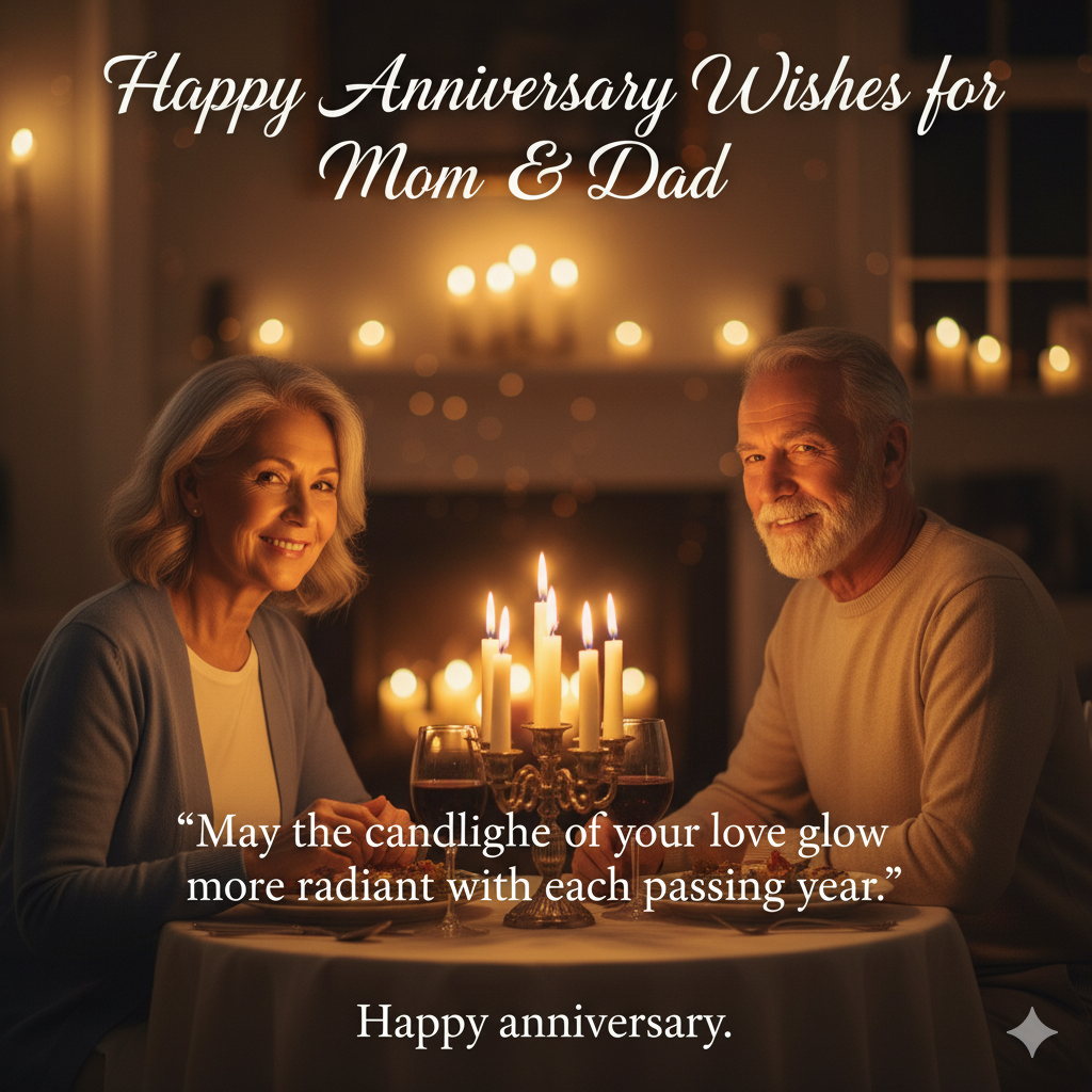  Happy Anniversary Wishes for Mom Dad
