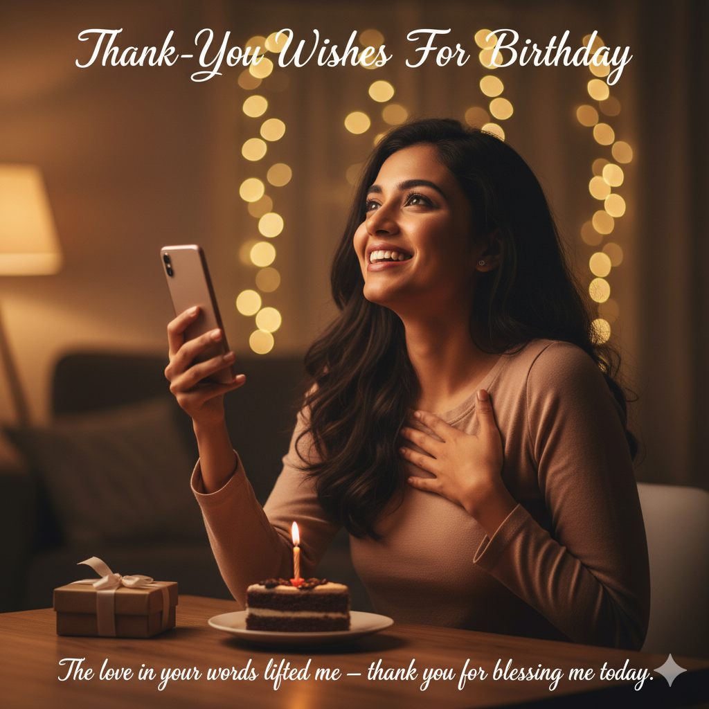 Thank You Wishes for Birthday 