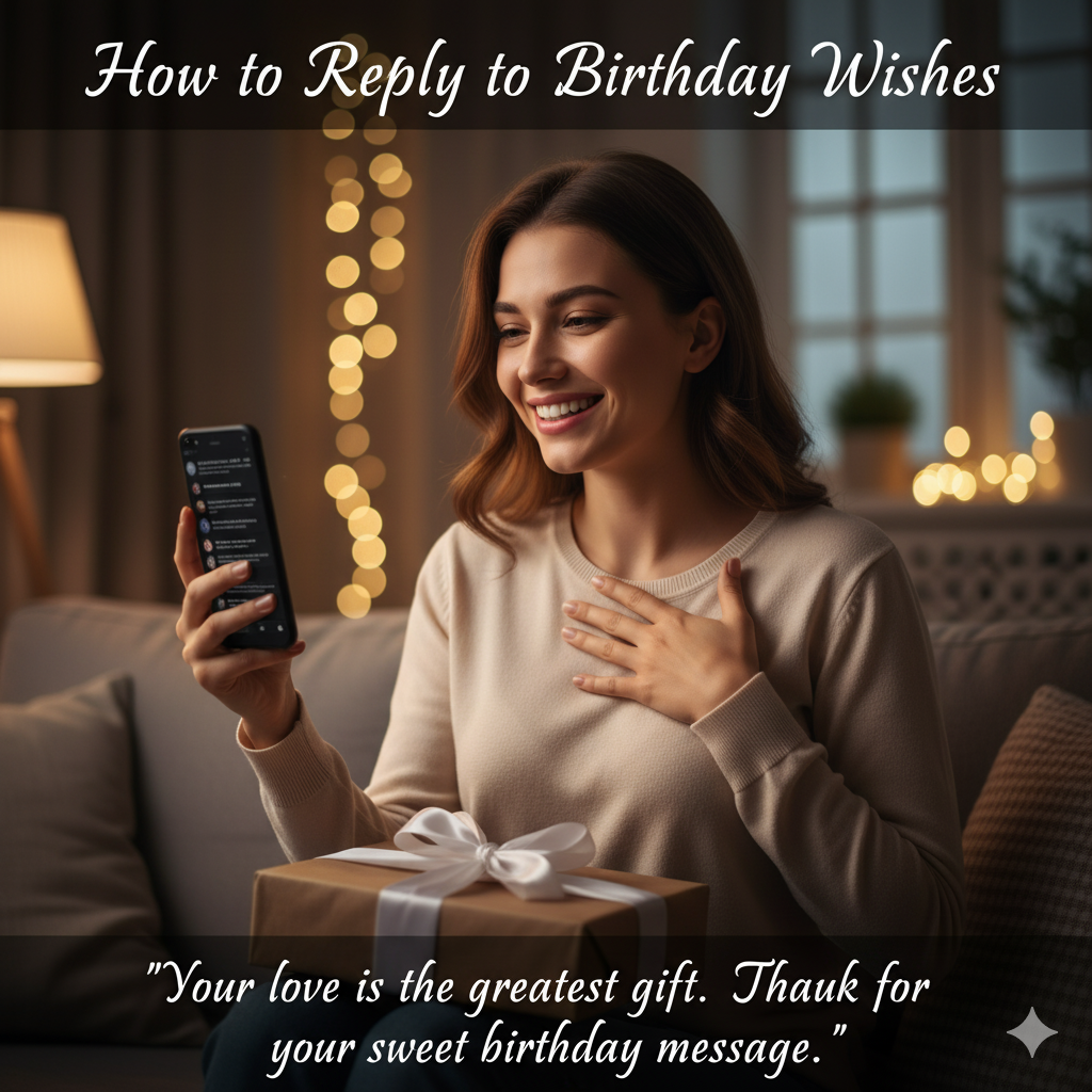How to Reply to Birthday Wishes
