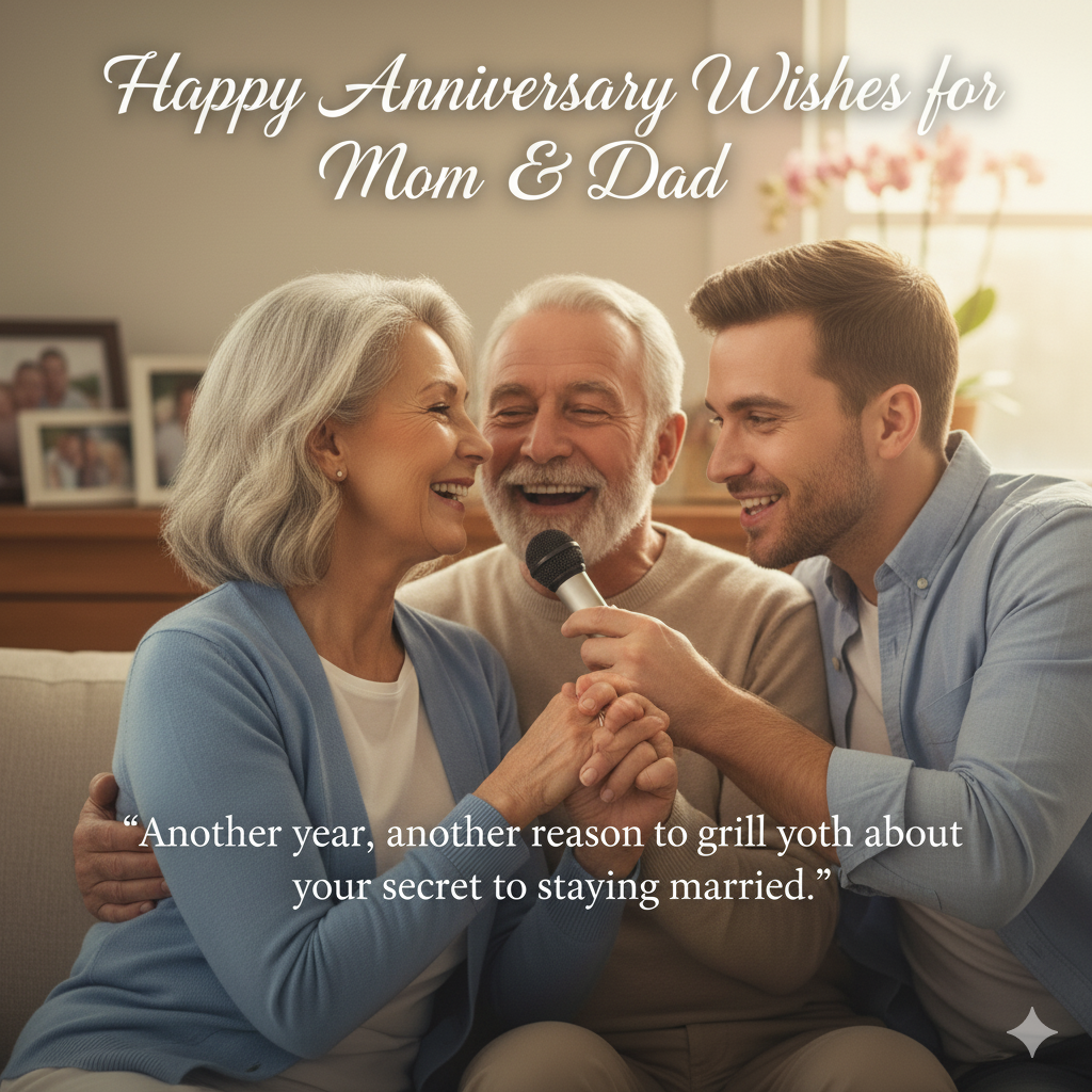 Happy Anniversary Wishes for Mom Dad