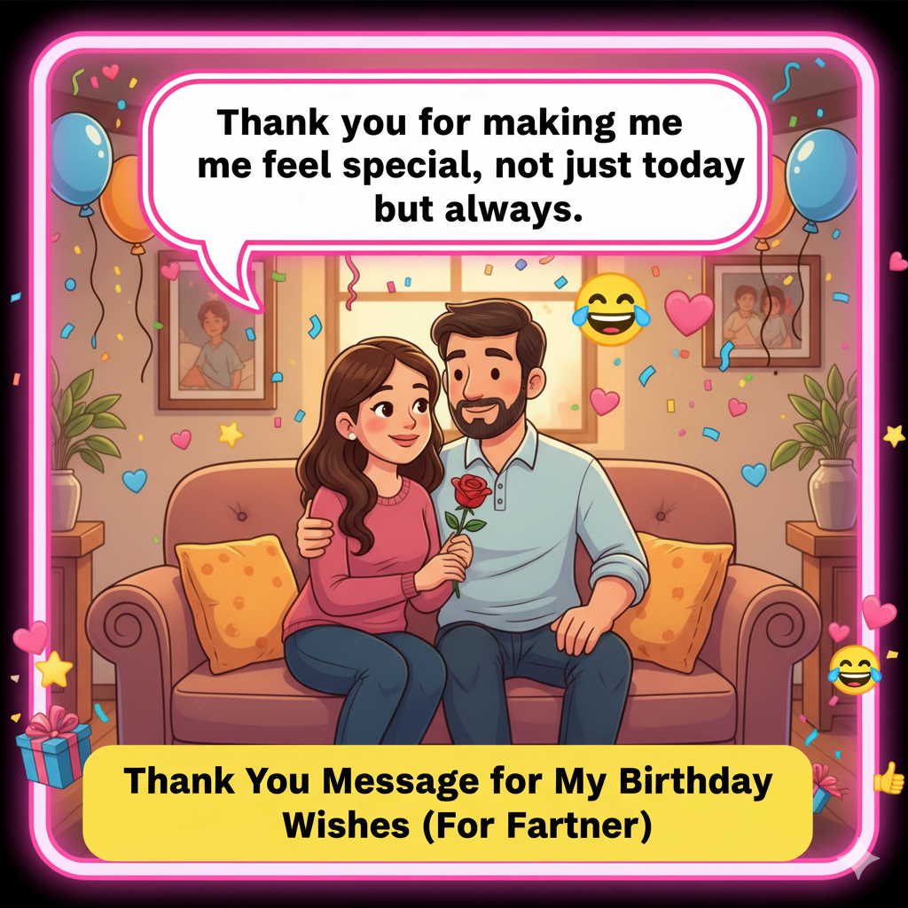 Thank You Message for My Birthday Wishes 