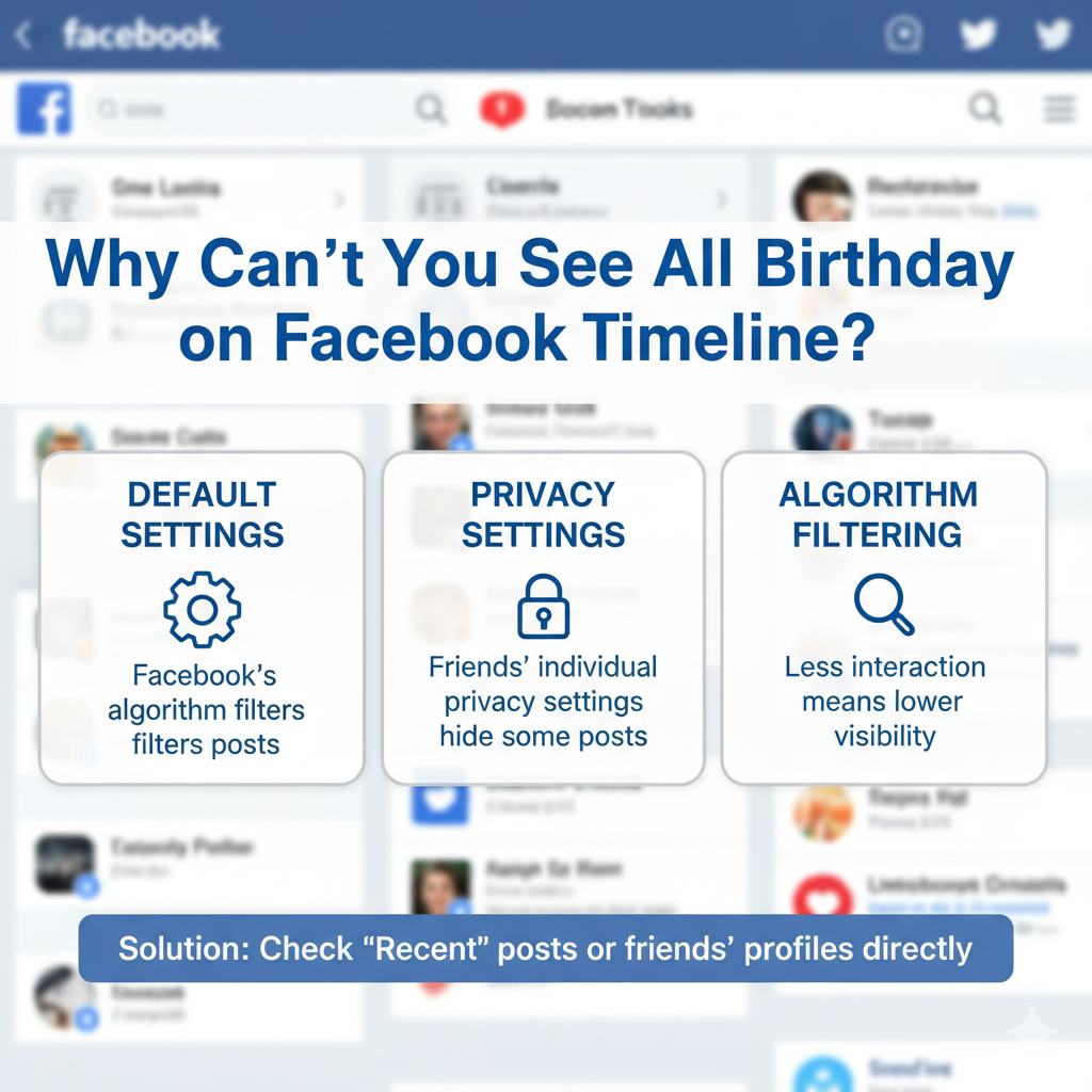 Why Canโt You See All Birthday Wishes on Facebook Timeline