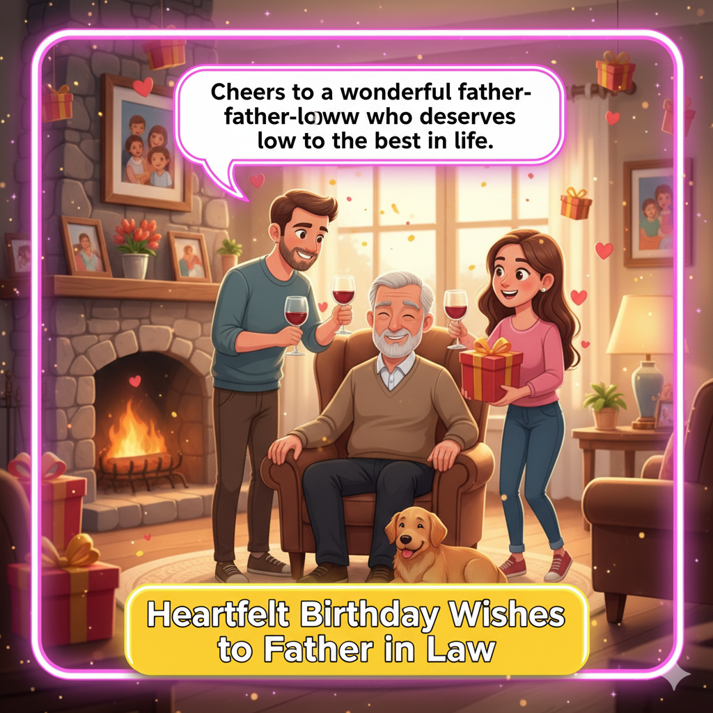 Heartfelt Birthday Wishes to Father in Law 