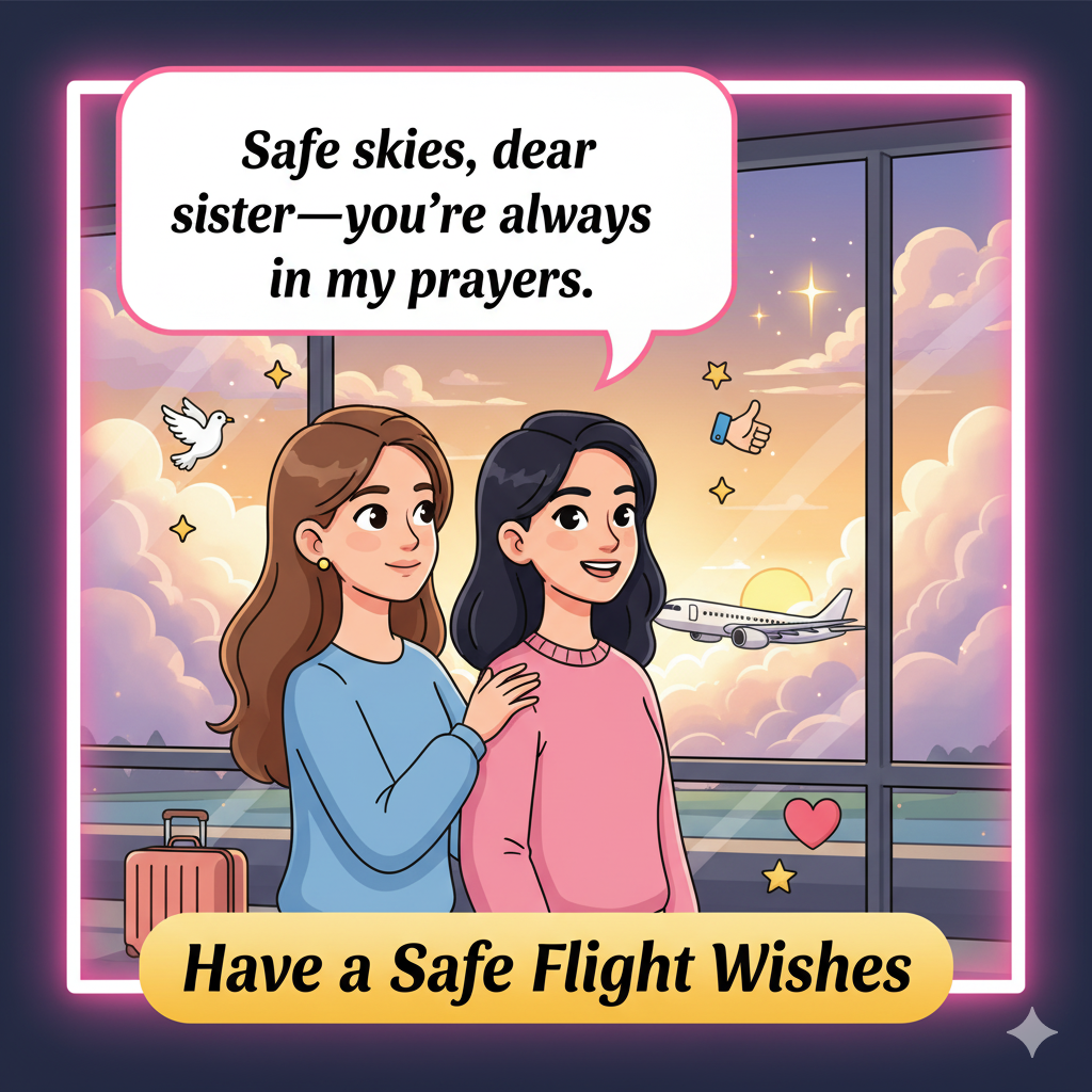 Have a Safe Flight Wishes 