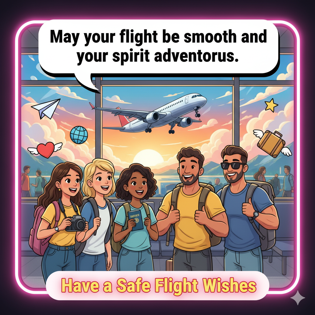 Have a Safe Flight Wishes 