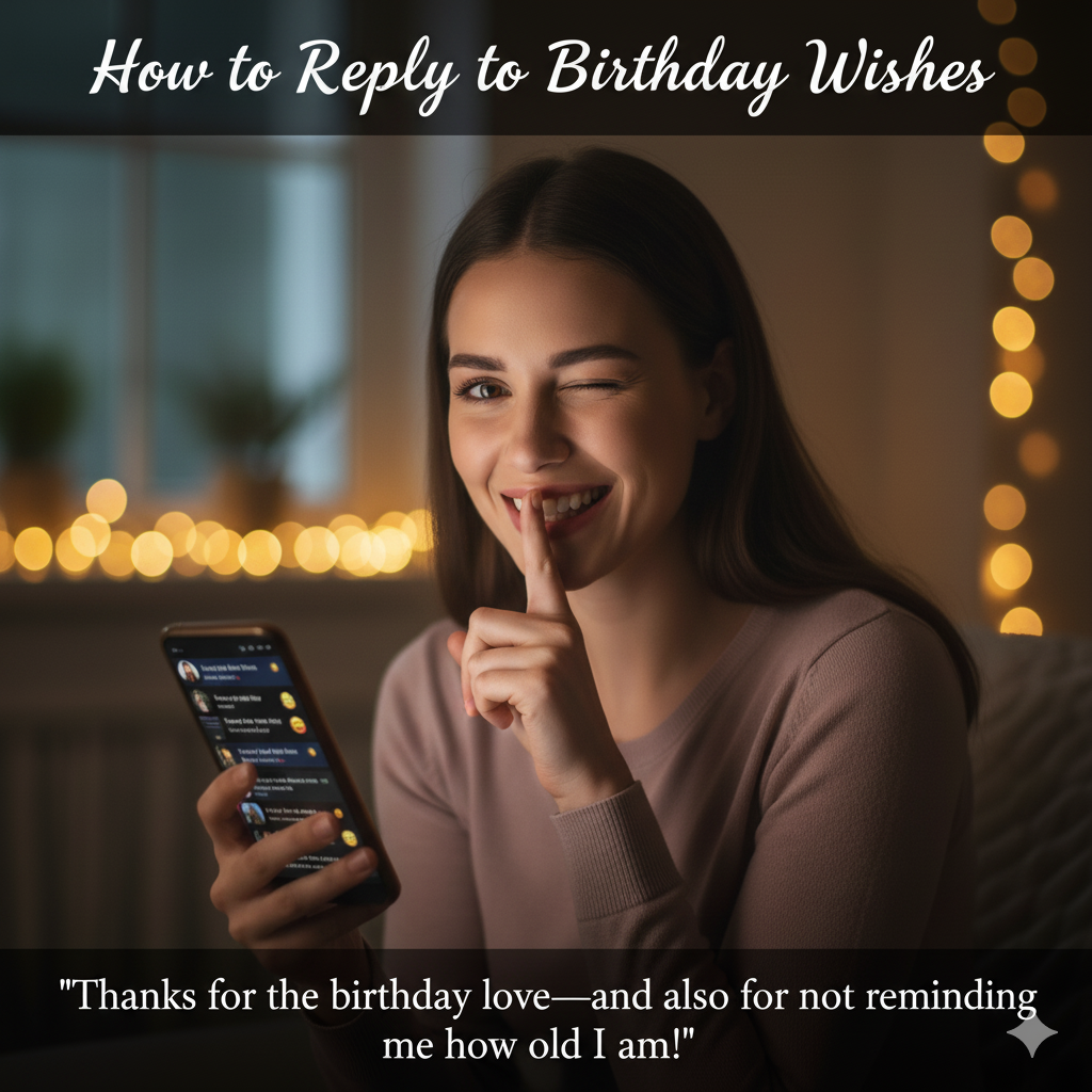 How to Reply to Birthday Wishes