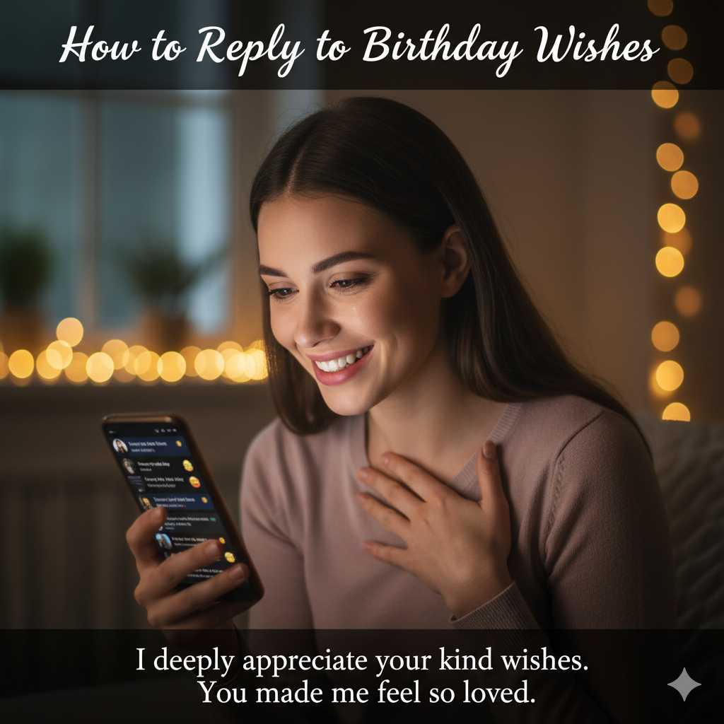 How to Reply to Birthday Wishes
