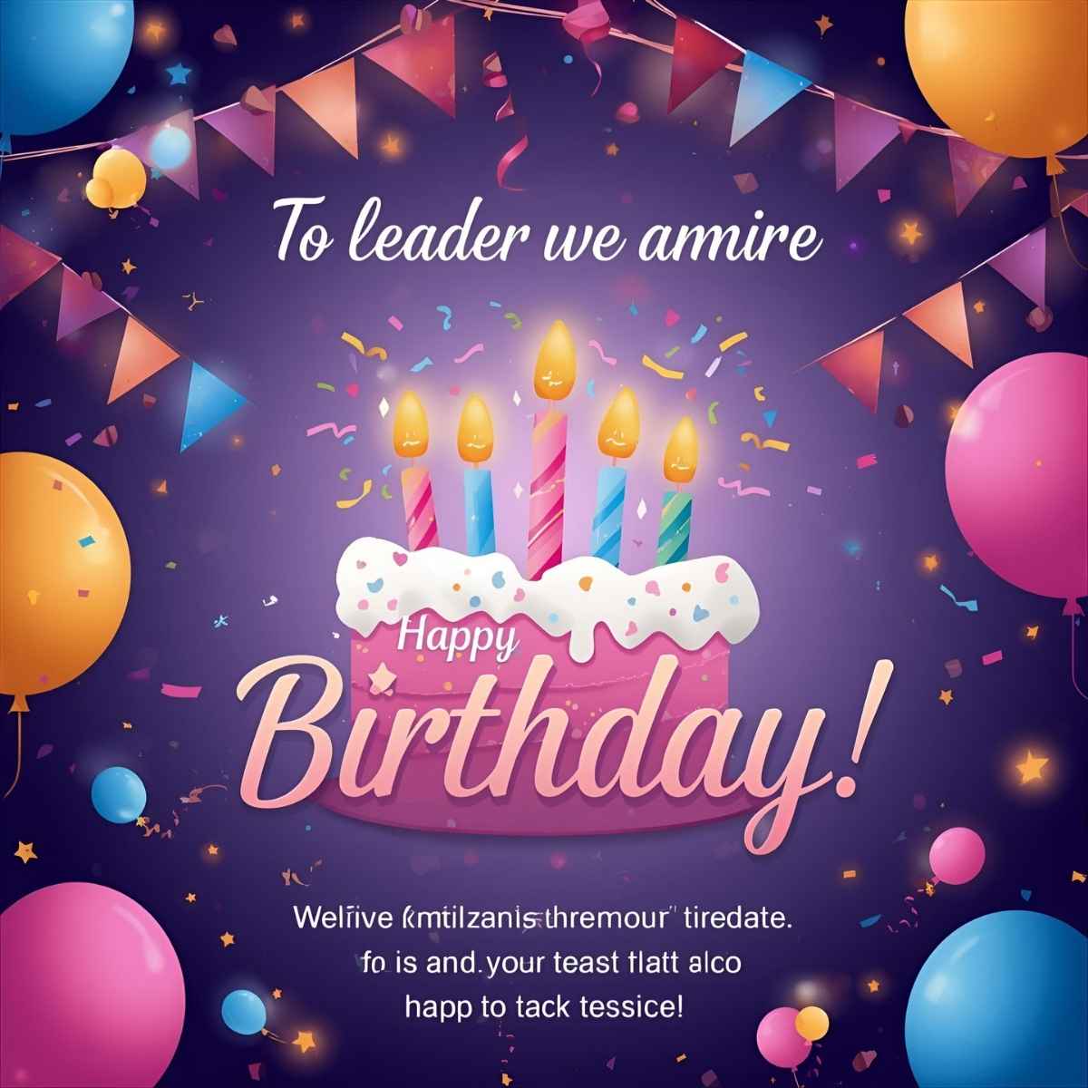 Birthday Wishes for Supervisor