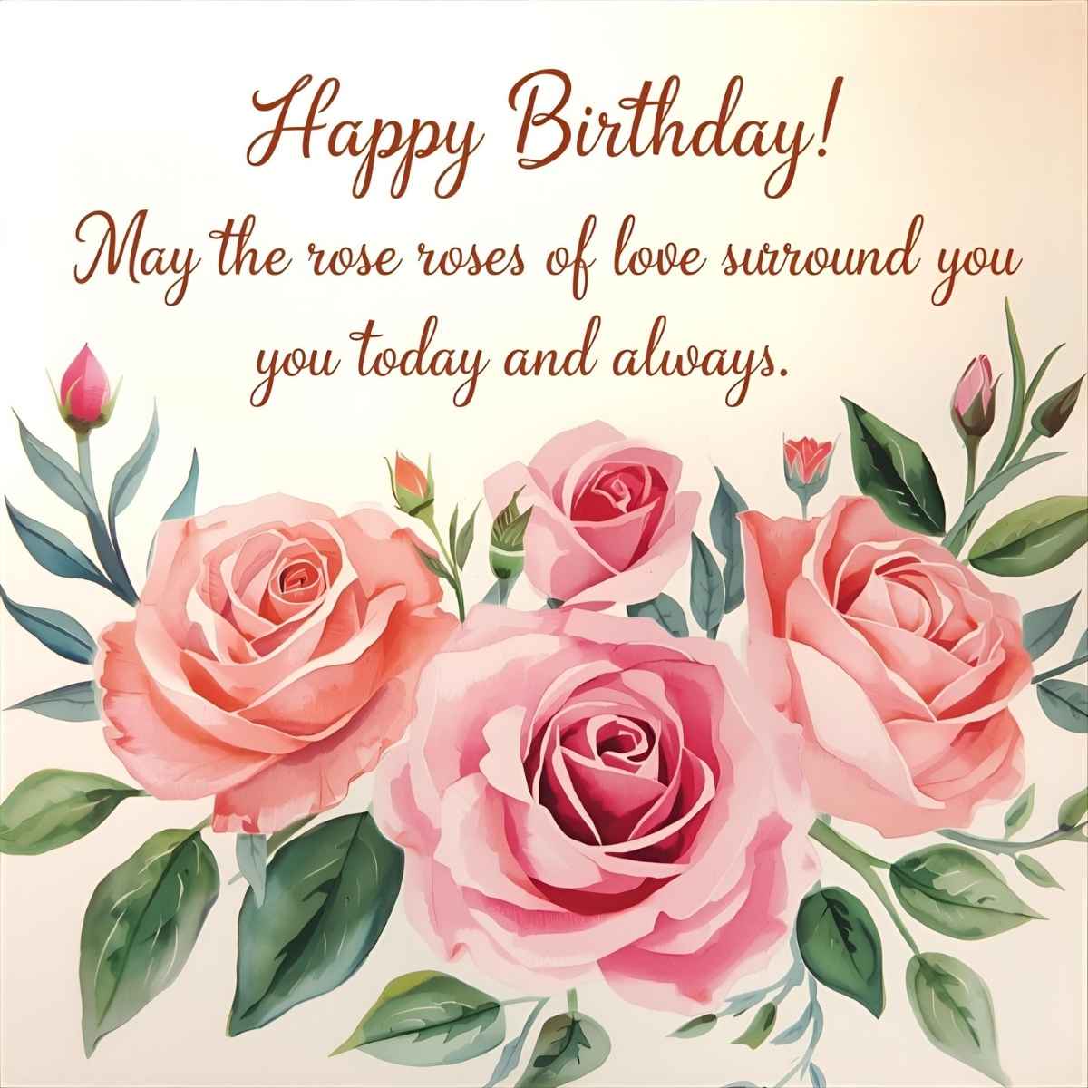 Birthday Wishes with Flowers Images