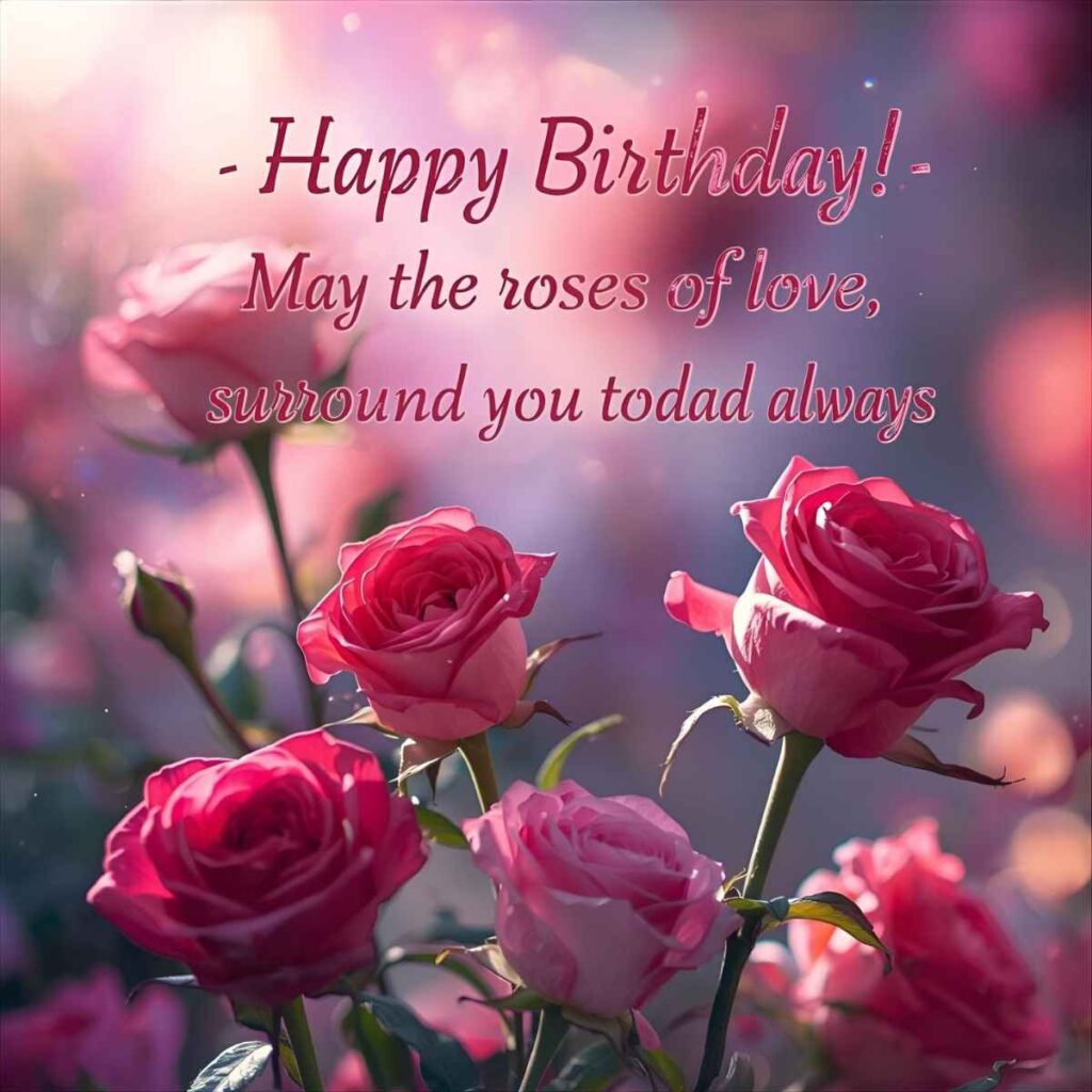 Birthday Wishes with Flowers Images