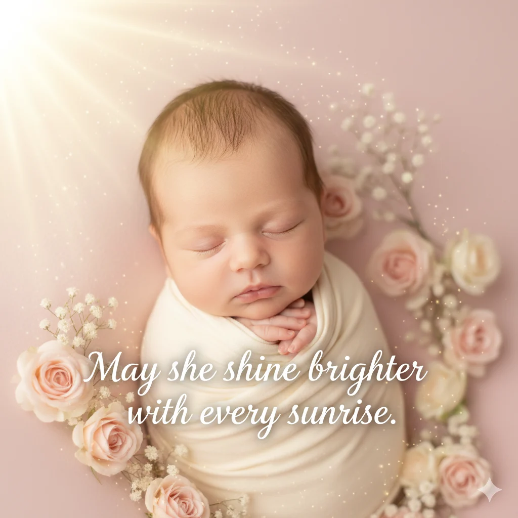 baby girl born wishes