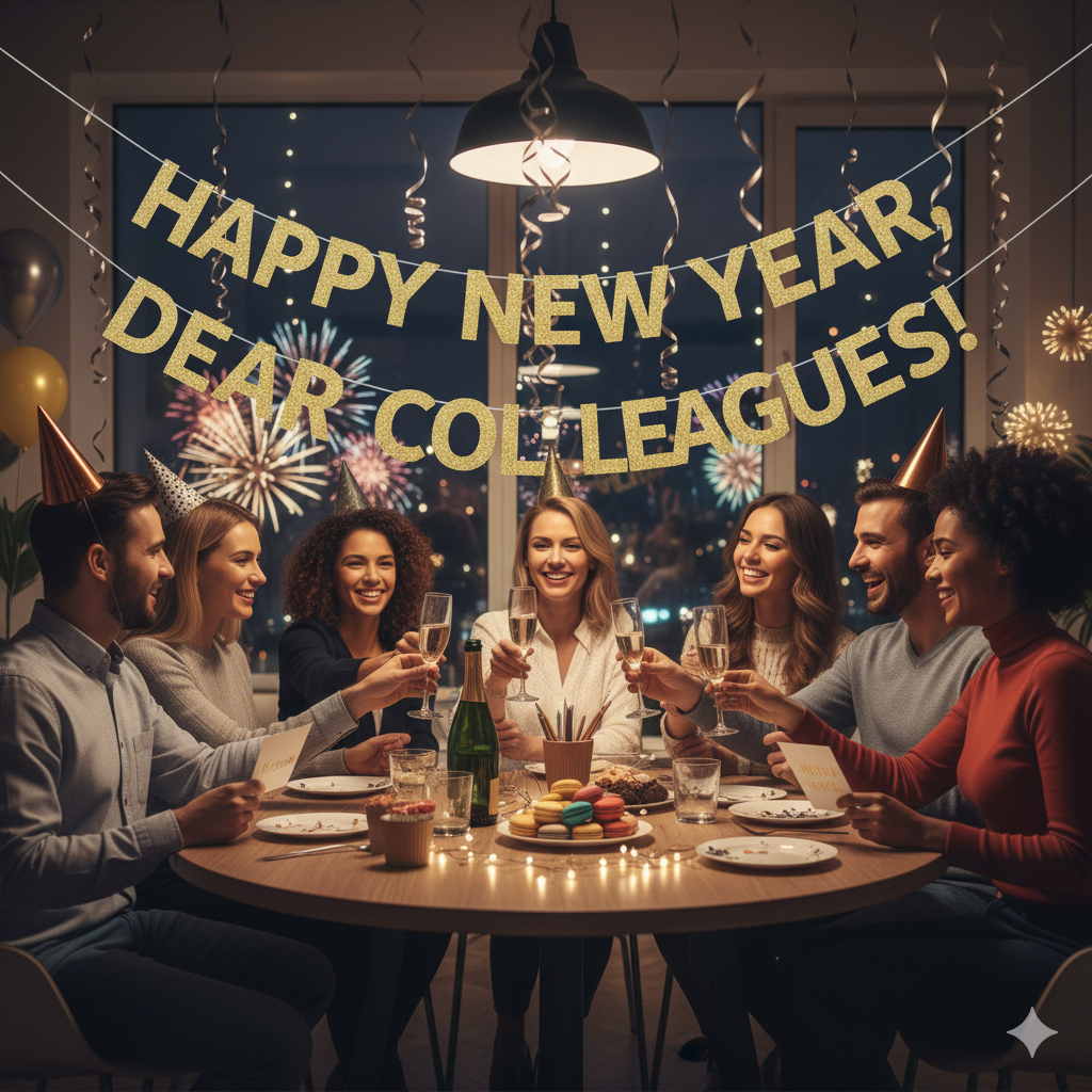 new year wishes to colleagues