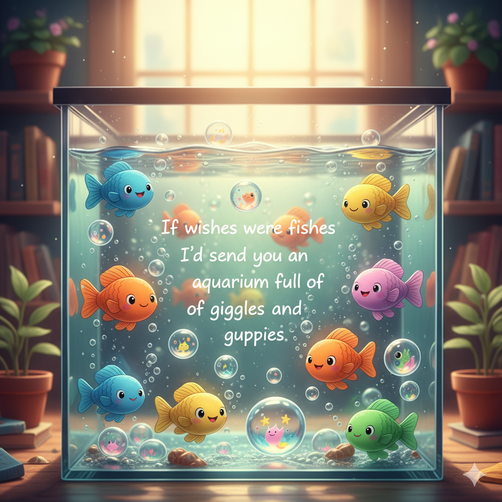 if wishes were fishes saying