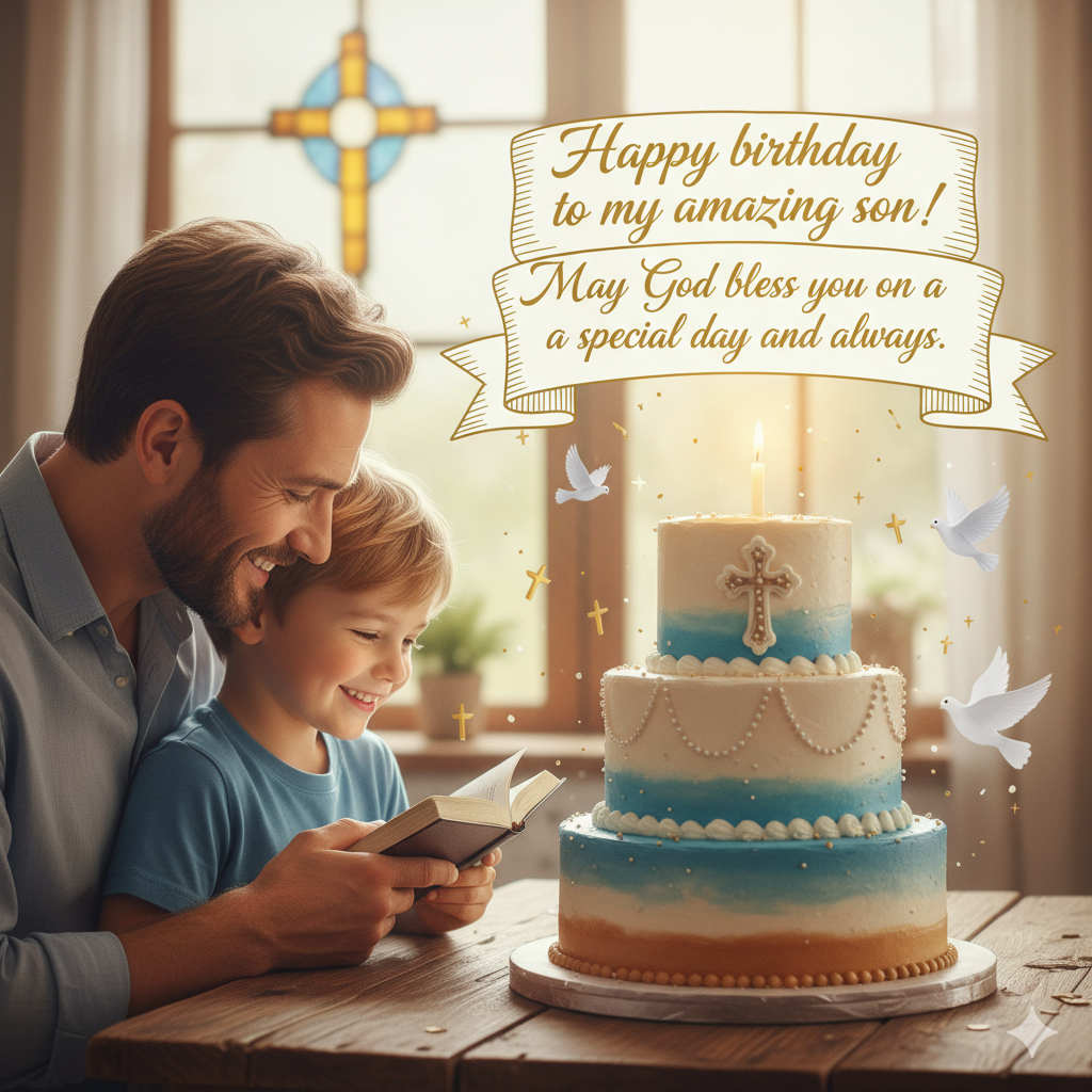 christian birthday wishes for son