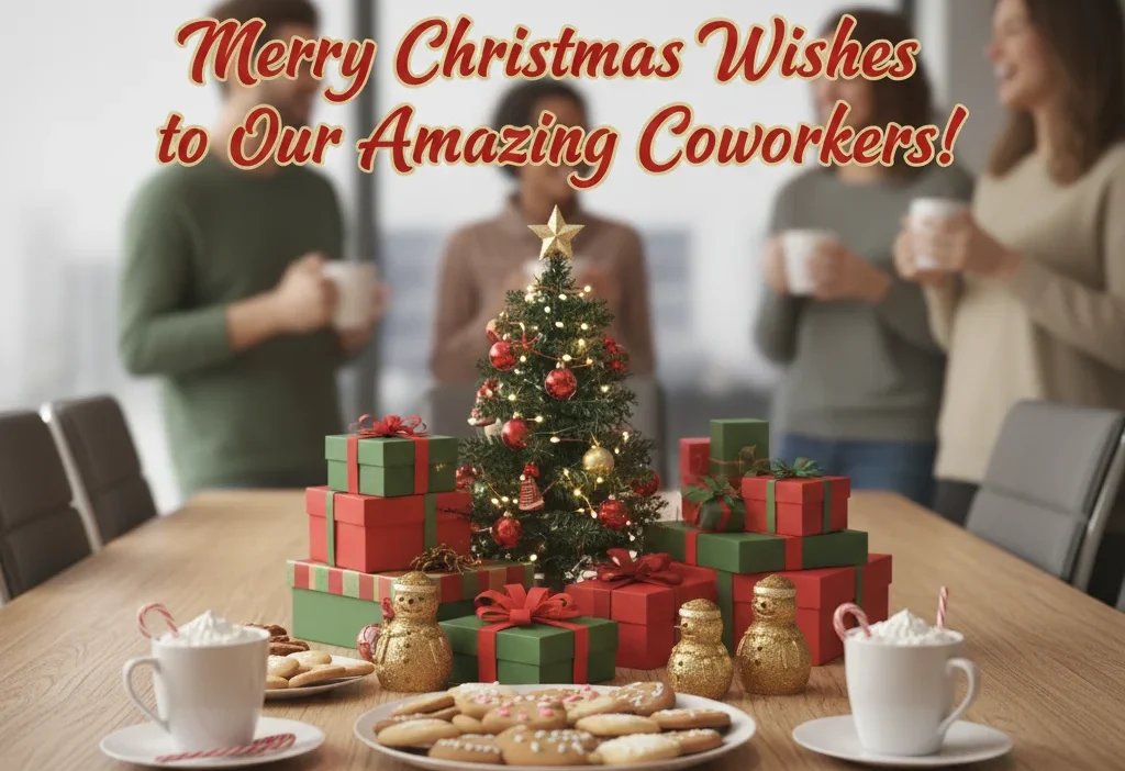 merry christmas wishes to coworkers