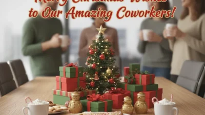 merry christmas wishes to coworkers