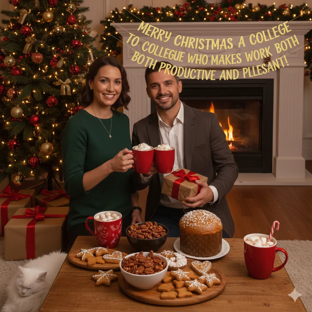 merry christmas wishes to coworkers