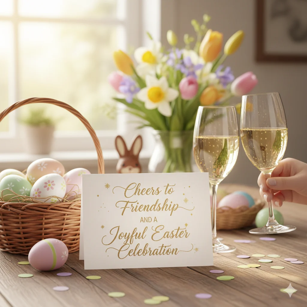 cute happy easter wishes