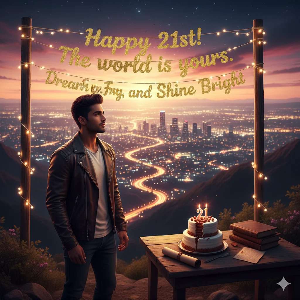 inspirational 21st birthday wishes for a boy