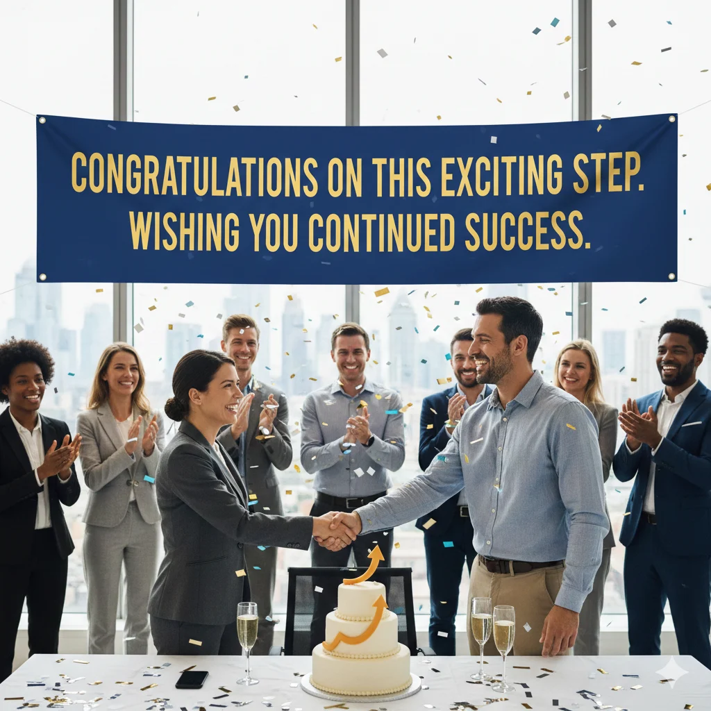 best wishes on your new endeavor