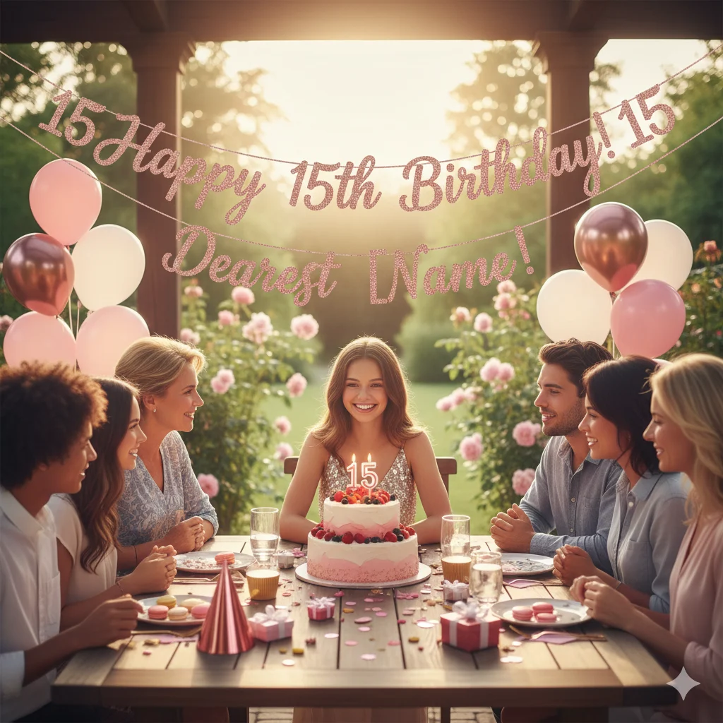 15th birthday wishes for girl