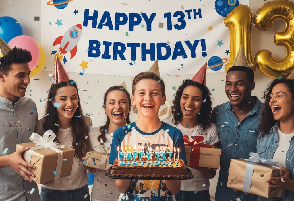 happy 13th birthday boy wishes