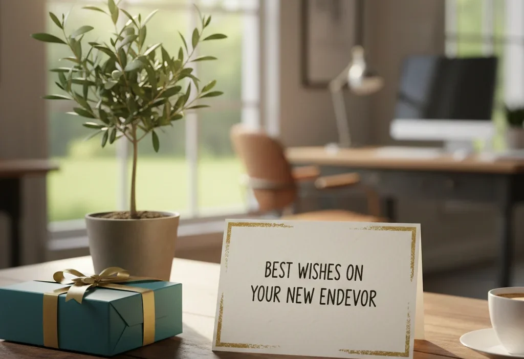 best wishes on your new endeavor