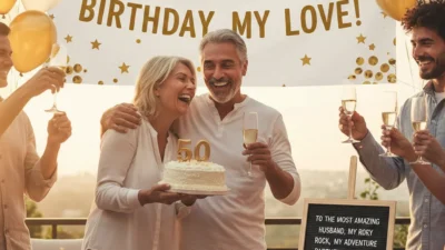 50th birthday wishes for husband