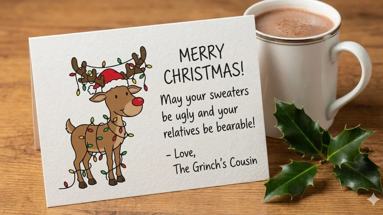 merry christmas funny wishes